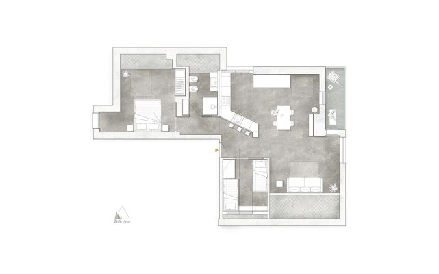 7 - Trilocale deluxe (Mansarda)