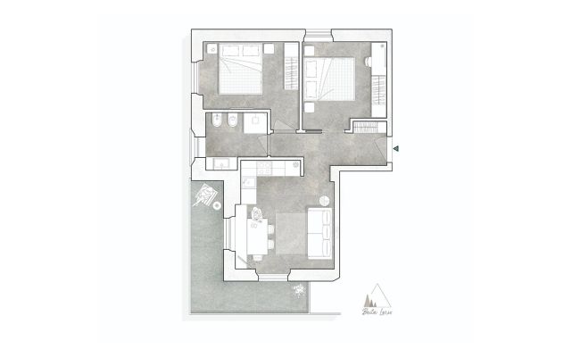 3 - Trilocale superior primo piano